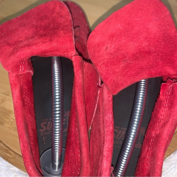 Vans Suede Moccasin Shoes Low Women’s Size 6 Red - Picture 7 of 8